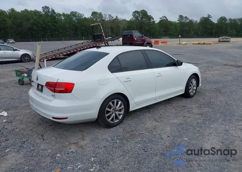 2015 Volkswagen Jetta 1.8T Se из США, поврежденный, VIN 3VWD17AJ9FM294449